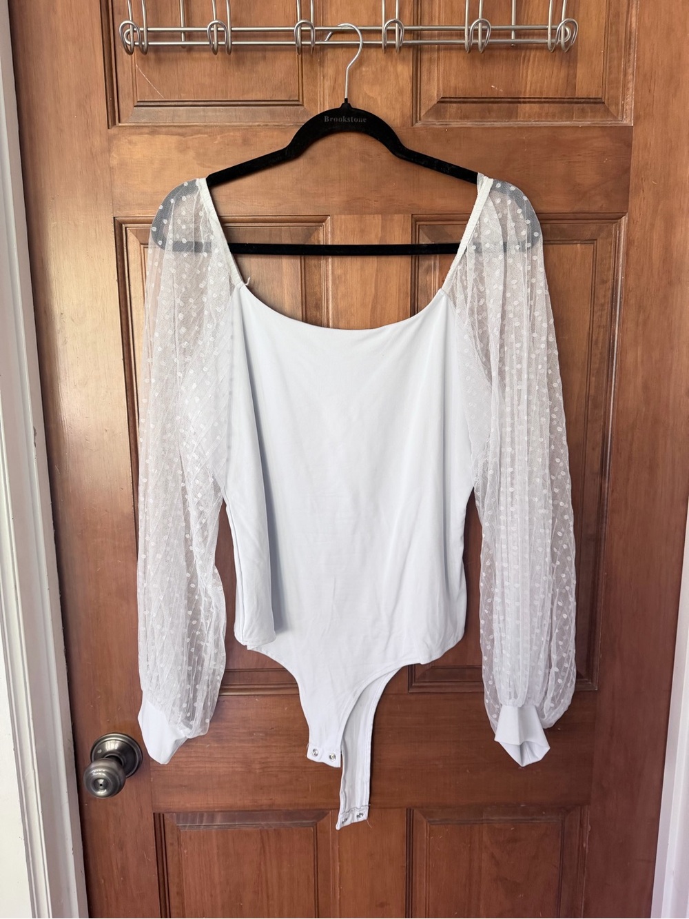 PinkmStyle White Bodysuit